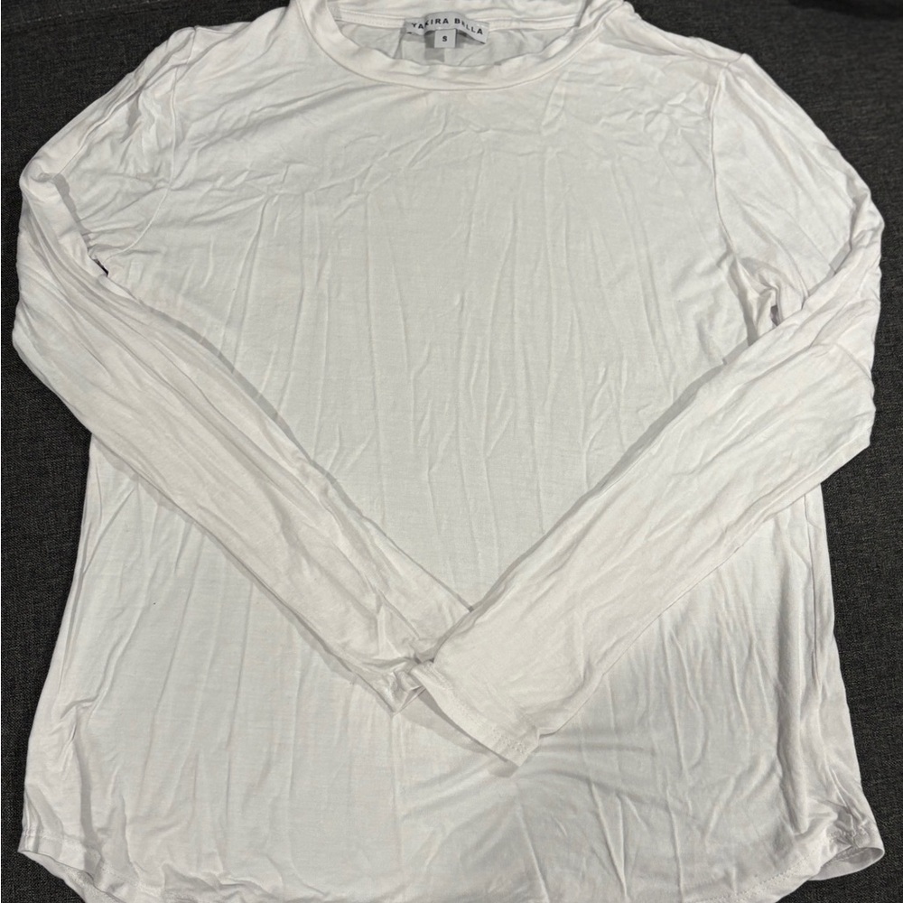 Yakira Bella White Long Sleeve Shirt